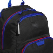Adidas Midway Small Backpack for Women and Men, Durable Laptop Bag, Silver Pebble Grey/Black, One Size