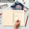 thumbnail image 4 of FORMRS 1-Subject Spiral Notebook 8" x 5" College Ruled 60 Refillable Sheet A5 Hard Cover, Dark Cubes, 4 of 7