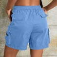 thumbnail image 5 of Byworldtasic Women's Hiking Cargo Shorts Quick Dry Lightweight Summer Shorts for Women Athletic Golf Pockets, 5 of 6