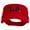 Red, variant on Louisiana LA Letter Heat Transfer Cotton Twill Sun Visor - Royal OSFM