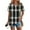 Black, variant on Women's Casual Fashion Round Neck Plaid Printed Pleated Short Sleeve T-Shirt Top, Checkered Pattern Blouse with Pleated Detail for Casual Chic Style,White,M