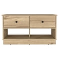 thumbnail image 1 of TUHOME Hamilton Storage Bench  Engineered Wood Entryway Benches in  Beige, 1 of 9