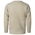 thumbnail image 4 of Vedolay Men's Pullover Long Sleeve Knitted Sweater Warm Top Beige,L, 4 of 5