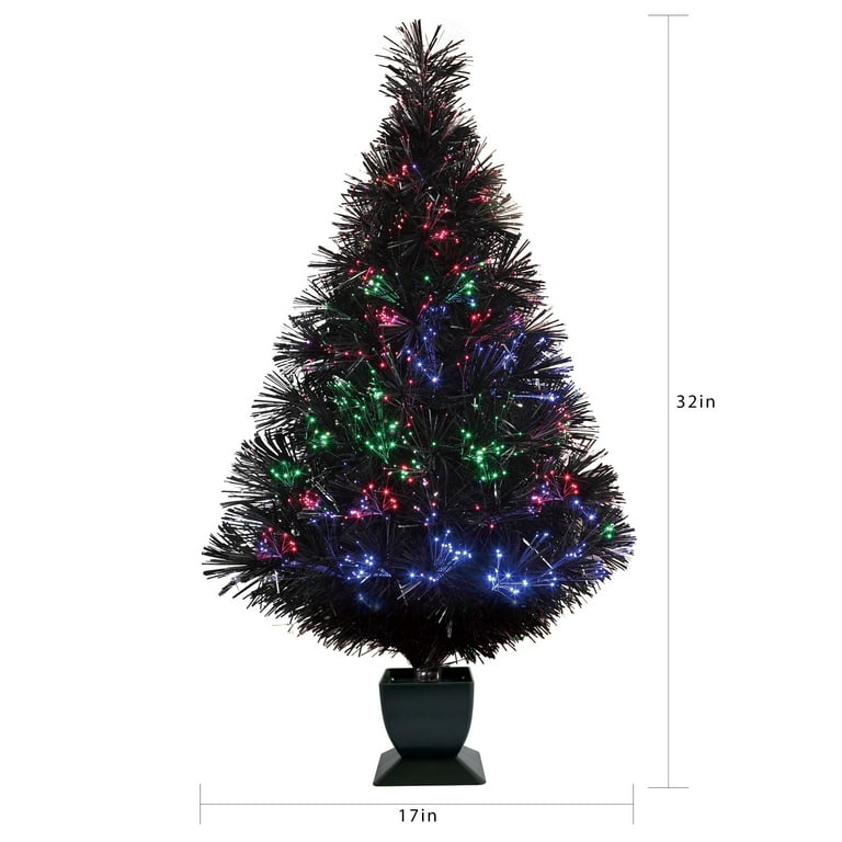 Holiday Time Prelit LED Fiber Optic Spruce Artificial Christmas