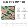 thumbnail image 5 of Throw Pillow Covers Flower Floral Pillow Cover Square Pillow Case Cushion for Home Decor Sofa Couch 18x18 Inch Pillowcase, 5 of 5
