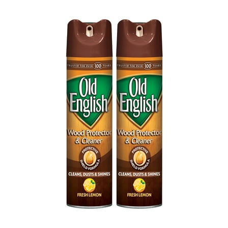 Old English Furniture Polish Spray, Lemon 12.50 oz (Pack of 2)