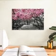 thumbnail image 3 of Elephant Stock Central Park Ny Cherry Blossoms Wall Art - Horizontal Canvas Wall Art - Living Room Wall Decor - Floral And Botanical Canvas - Pink And Gray Decor - 12" x 8", 3 of 8