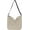 Beige, variant on Slouchy Nylon Tote Hobo Bags Women Underarm Shoulder Bag Retro Crossbody Purse Cute Satchels Top-Handle Work Handbags