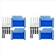 thumbnail image 1 of 2X Dispositivo de Seguridad de Tablero de Plumas Mejorado Tablero de Plumas Apilable Que Se Adapta una la MayoríA de las Sierras de Mesa EstáNdar, Ranuras en T y Rieles en T, Azul, 1 of 5
