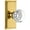 Lifetime Brass, variant on Grandeur Carchm_Prv_234_Cs Chambord Crystal Solid Brass Privacy Door Knob Set - Brass