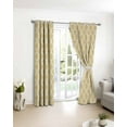 thumbnail image 4 of Fsddascl Yellow Moroccon Blackout Curtains for Bedroom/Living Room, Thermal Insulated Kitchen Curtains, Farmhouse Minimalist Ethnic Geometric Grommet Darkening Window Treatment Drapes 42"x84"x2, 4 of 8