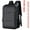 Black Double Pull, variant on Business Backpack Computer Backpack Travel Bag