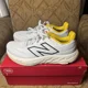 thumbnail image 1 of New Balance Fresh Foam X Vongo v6 Shoes Men 10 2E White Ginger Lemon Road Runner, 1 of 6