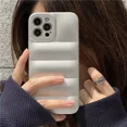 thumbnail image 2 of Funda Para iPhone Invierno Acolchada Protección Cámara +mica, 2 of 6