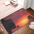 thumbnail image 5 of Daiia Sunset Western Desert Cowboy Front Door Mat, Heavy Duty Durable Welcome Mat for Outdoor Indoor, Dirt Trapper Waterproof Super Absorbent Door Mat, 16" x 24", 5 of 9