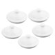 thumbnail image 4 of Reusable Coffee Mug Lid Enamel White For Everyday Use Spill Prevention 5Pcs, 4 of 5