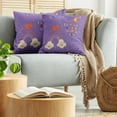 thumbnail image 5 of Ambesonne I Love You Throw Pillow Cover 2 Pack, Magic Happy Rainbow, 18", Violet, 5 of 7