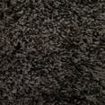 thumbnail image 4 of Maxy Home Bella Solid Black 5 ft. Round Shag Area Rug, 4 of 4