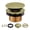 Brass, variant on Kingston KBU2000 Eugene Toe Touch Tub Drain Conversion Kit in Matte Black