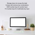 thumbnail image 4 of Cordless Keyboard And Mouse Combo, 2.4 GHz Cordless Keyboard With Round Keycaps, 3 DPI Adjustment Mouse, Support Auto Sleep, For PC Laptop, 4 of 8