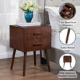 thumbnail image 4 of Convenience Concepts Oslo 2 Drawer End Table, Espresso, 4 of 6