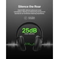 thumbnail image 2 of Belkin SoundForm Isolate Bluetooth Over-Ear Headphones - Hybrid Active Noise Cancelling Headphones - Wireless w/ 60H Playtime, Fast Charging & CloudCushion Ear Cups for Travel, Home, Office - Black, 2 of 8