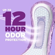 Poise Incontinence Pads for Women, 6 Drop Ultimate Absorbency, Regular Length, 52 Count