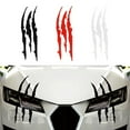 thumbnail image 4 of HHBEAUTY Ghost Claw Mark Decals for Car, Headlight Sticker Waterproof Vinyl Stripes Scratch Decal, Monster Claw Scratch Mark Sticker Car Exterior Decor for SUV Pickup Truck, 4 of 7