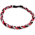 thumbnail image 1 of OOIN Package of 12 Baseball Titanium Necklaces for Boys Tornado Braided Rope Necklace, 1 of 1
