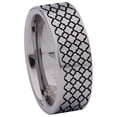 thumbnail image 3 of Quatrefoil Tungsten Carbide Ring, 3 of 9