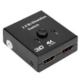 thumbnail image 2 of Splitter, Exquisite Fine Workmanship Two-way  Switcher, Gaming Consoles Laptops Projectors For PCs, 2 of 8