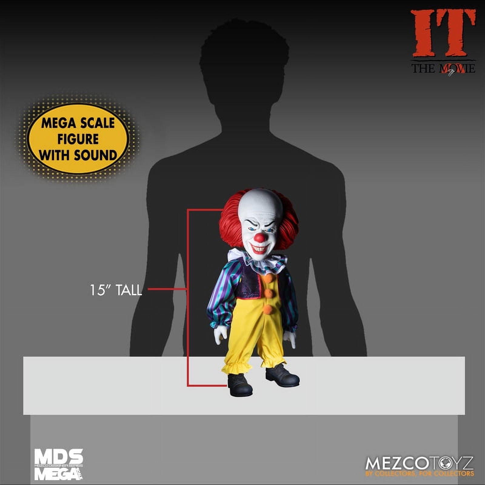 It (2017): 38cmメガスケールTalking Pennywise MDS Mega Scale IT: Mega Scale Talking Pennywise | Mezco Toyz