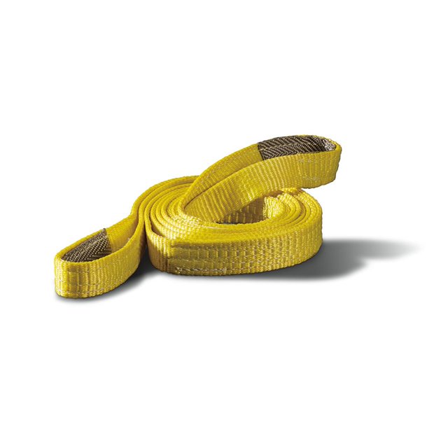 Warn Winch Tree Trunk Protector 88896 1 Inch Width x 8 Foot Length; 6400 Pound Breaking Strength; Yellow; Nylon Webbing