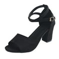 thumbnail image 2 of Censtreet Heels for Women Block Chunky Platform High Heels Open Toe Fashion Wedding Party Evening Prom Dance Ankle Strap Dress Pump Sandals Shoes, 2 of 6