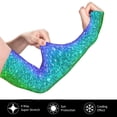 thumbnail image 3 of Daiia Glitter Rainbow UV Sun Protection Arm Sleeves - Cooling Compression Arm Sleeve - Sports & UV Arm Sleeves for Men & Women, 3 of 8