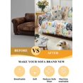 thumbnail image 5 of Happy Easter Couch Cover, Spring Watercolor Rabbits Eggs Flower Sofa Cover Blanket for 1 Seat Cushion, Sectional Sofa Slipcover Furniture Protector for Living Room Bedroom 71''x91'', 5 of 9