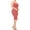 Dusty Rose, variant on Women's Plus Size Stretch Strapless Basic Elastic Tube Top Slim Bodycon Solid Midi Dress