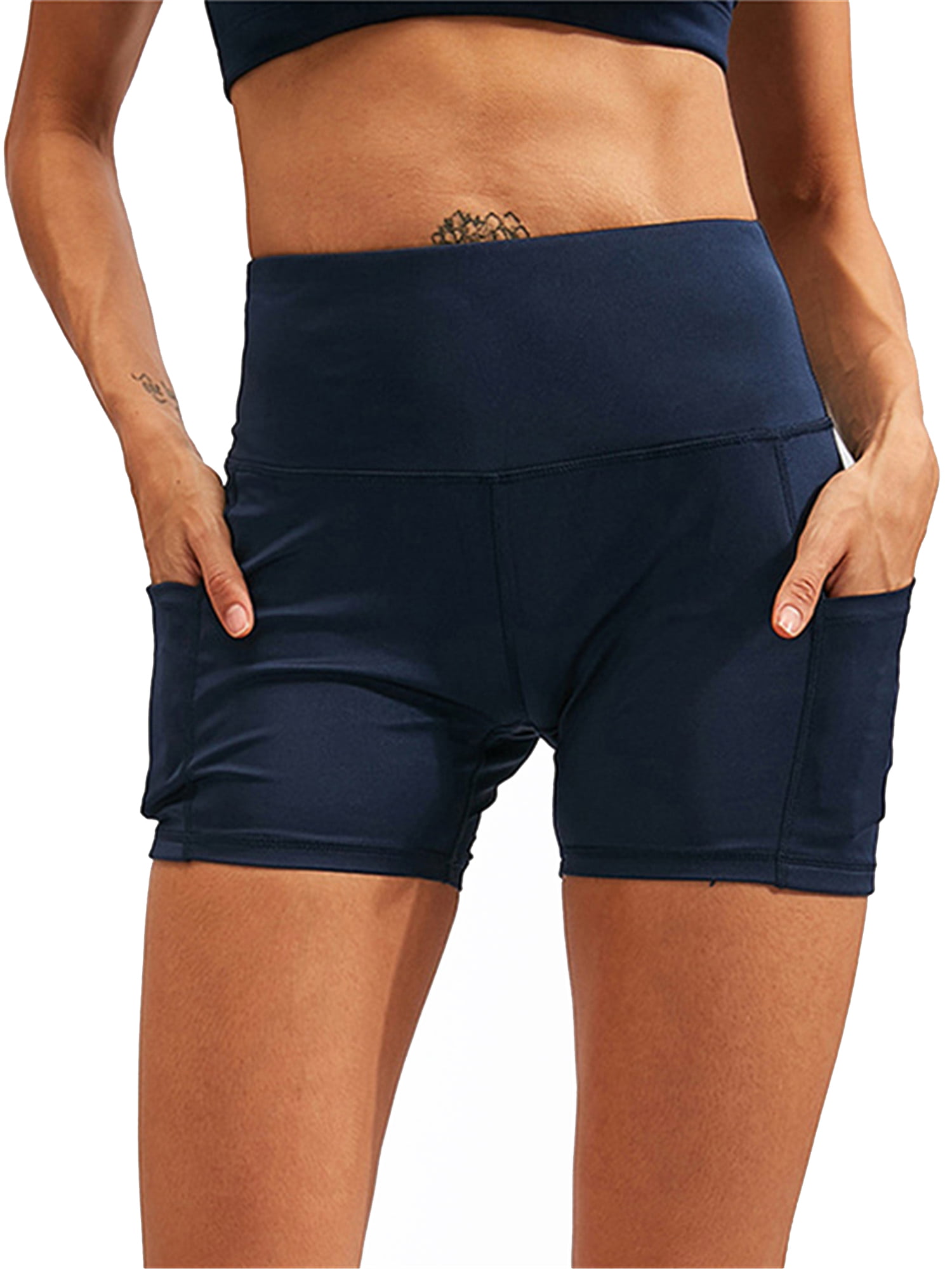 women's workout shorts with pockets