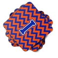 thumbnail image 2 of Letter I Chevron Orange and Blue Foam Coaster Set of 4, 2 of 3