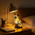 thumbnail image 6 of YaoZQ Siamese Cat Night Light, 6.7" Resin Animal Table Lamp with USB Switch, Vintage Stained Glass Style Desktop Decor for Bedroom Nursery Office, 6 of 6