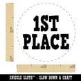 thumbnail image 2 of First Place Fun Text Self-Inking Rubber Stamp Ink Stamper - Orange Ink - Mini 1/2 Inch, 2 of 7