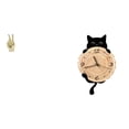 thumbnail image 1 of Escultura de estatua,Estatuas y figuras con gestos de los dedos de la mano,Reloj de pared,Reloj de pared decorativo para baño y dormitorio.,Reloj de pared de gato silencioso y sin tictac,regalo, 1 of 8