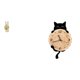 thumbnail image 1 of Estatua Escultura Mano Gesto Figuras Reloj de Pared Gato Silencioso Sin Resina MDF Minimalista Diseño Único Adecuado para Regalar Hogar, 1 of 8