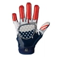 thumbnail image 3 of Cutters, Game Day Football Receiver Gloves, Youth, S/M, Stars and Stripes, 3 of 7