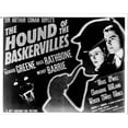 thumbnail image 1 of Hound of the Baskervilles vintage 5x7 photo Richard Greene Wendy Barrie poster, 1 of 1