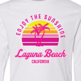 thumbnail image 4 of Inktastic Summer Enjoy the Sunshine Laguna Beach California in Pink Long Sleeve Youth T-Shirt, 4 of 5