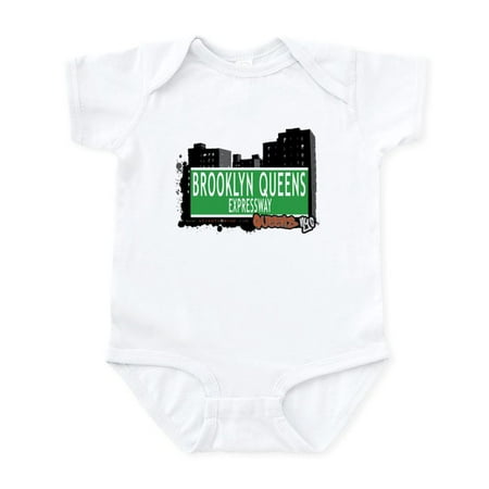 

CafePress - BROOKLYN QUEENS EXPRESSWAY QUEENS NYC Infant Bod - Baby Light Bodysuit Size Newborn - 24 Months