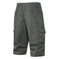 thumbnail image 5 of LIUJUNSHOP Slim Fit Men's Cargo Pants Men's Cargo Pants Summer Lightweight Outdoor Work Shorts with Multiple Pockets, 5 of 5
