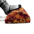 thumbnail image 5 of Floral Foot Rest, Repetitive Flowers of Autumn Style Design Retro Illustration Pattern, Non-Slip Backing Adjustable Ergonomic Memory Foam Leg Support for Office, Pale Orange Multicolor, by Ambesonne, 5 of 5