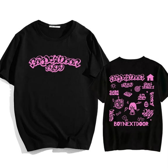 BOYNEXTDOOR TOUR KNOCK ON Vol.1 2025 T-shirt Album 19.99 Printing Tshirts Cotton Short Sleeve O-neck Tee-shirt Men Women Clothes
